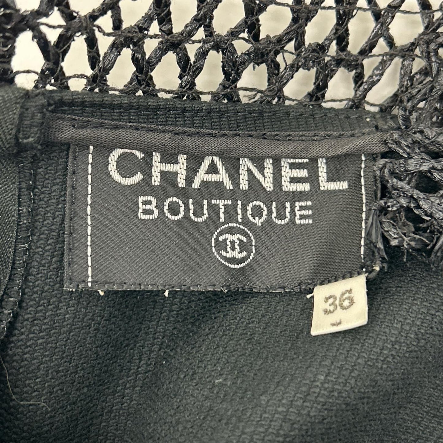 Chanel Raffia Pocket Sleeveless Dress — view 3