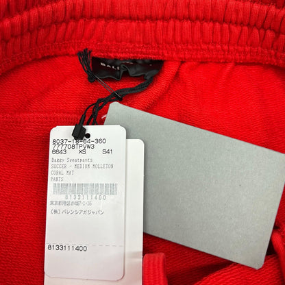 Balenciaga Red Soccer Baggy Sweatshirt Pants XS — view 3