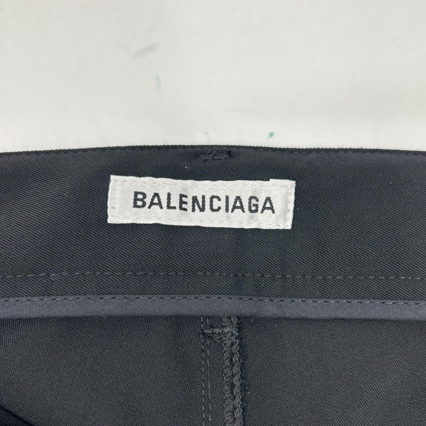 Balenciaga Black Wool Trousers Long Pants 34 — view 3
