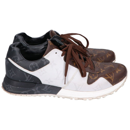 Louis Vuitton Black White Monogram Run Away Sneakers — view 5