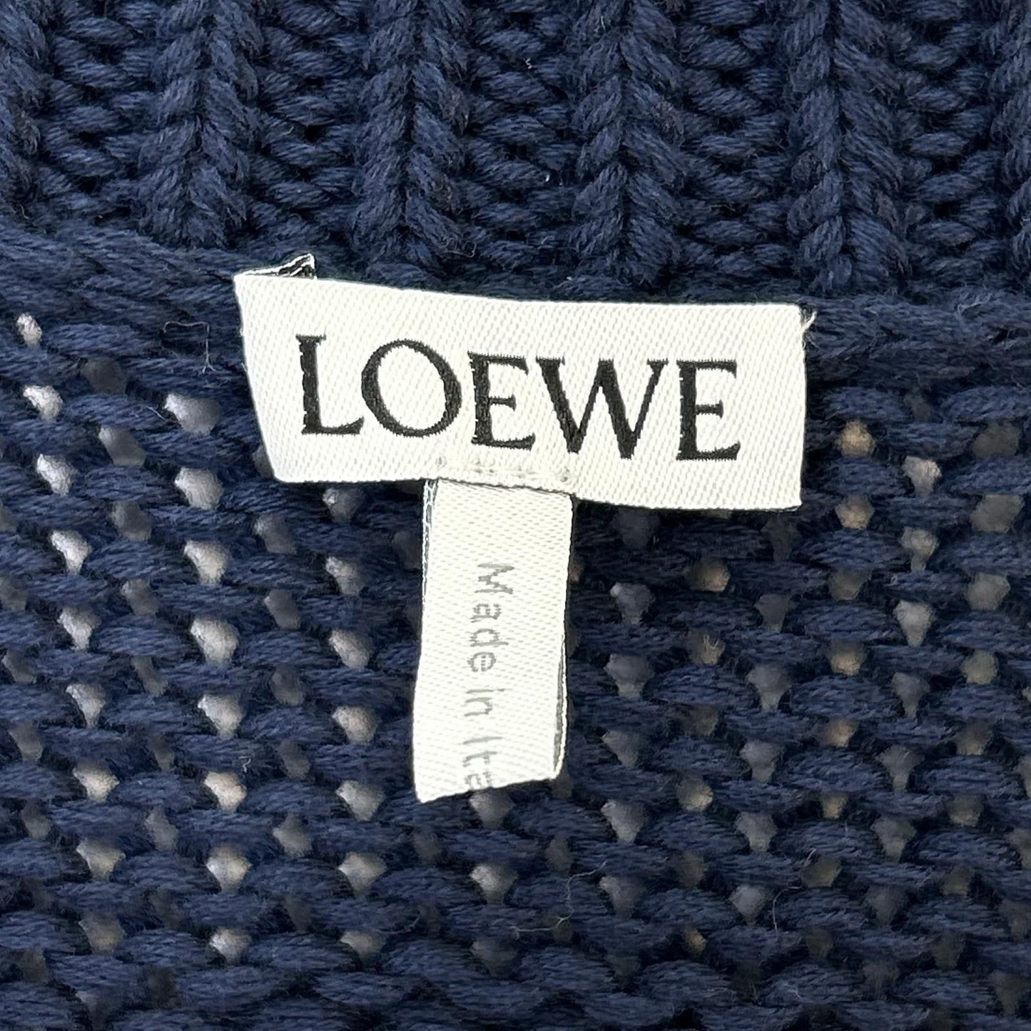 Loewe Anagram Cotton Wool Cardigan — view 4