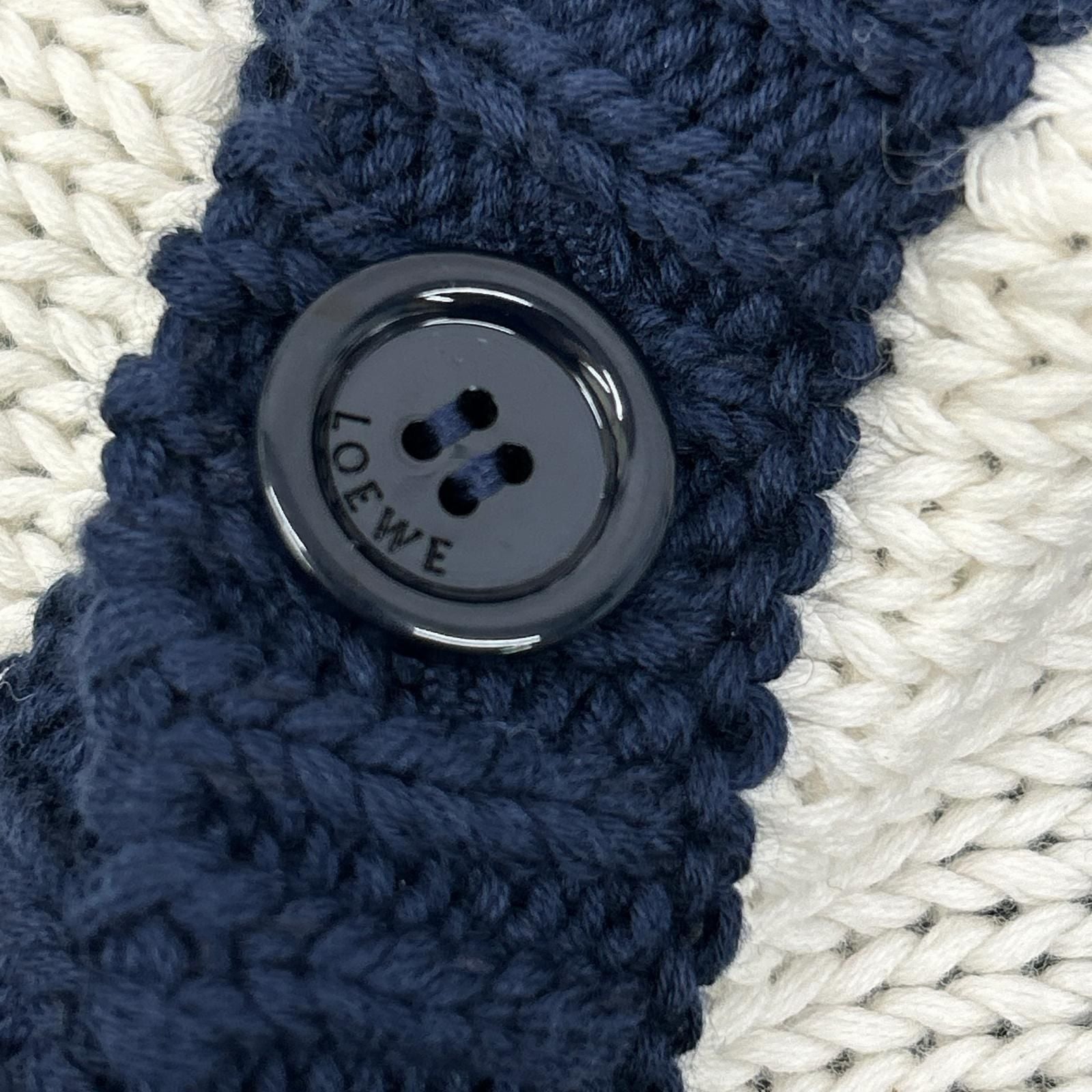 Loewe Anagram Cotton Wool Cardigan — view 7