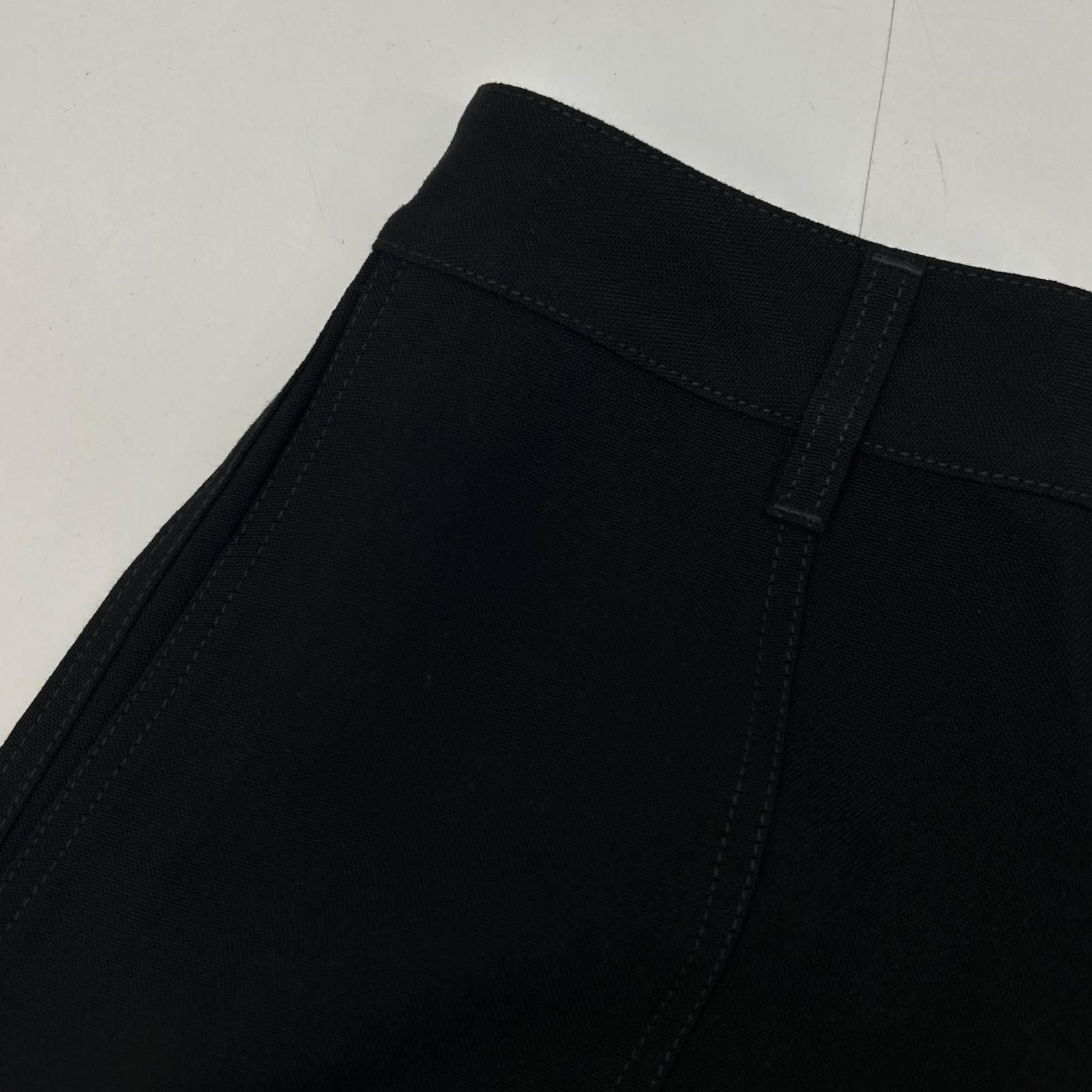 Loewe Paula's Ibiza Black Linen Blend Pants 38 — view 8