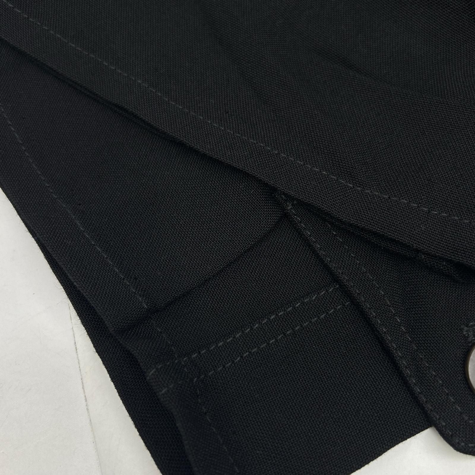 Loewe Paula's Ibiza Black Linen Blend Pants 38 — view 9