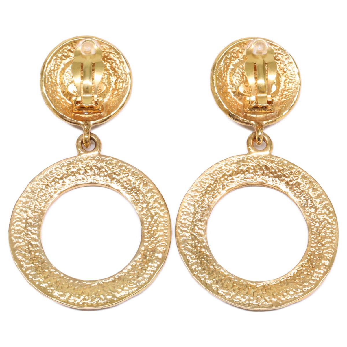 Chanel Vintage 26 Castellane Era Faux Pearl Circle Earring — view 6