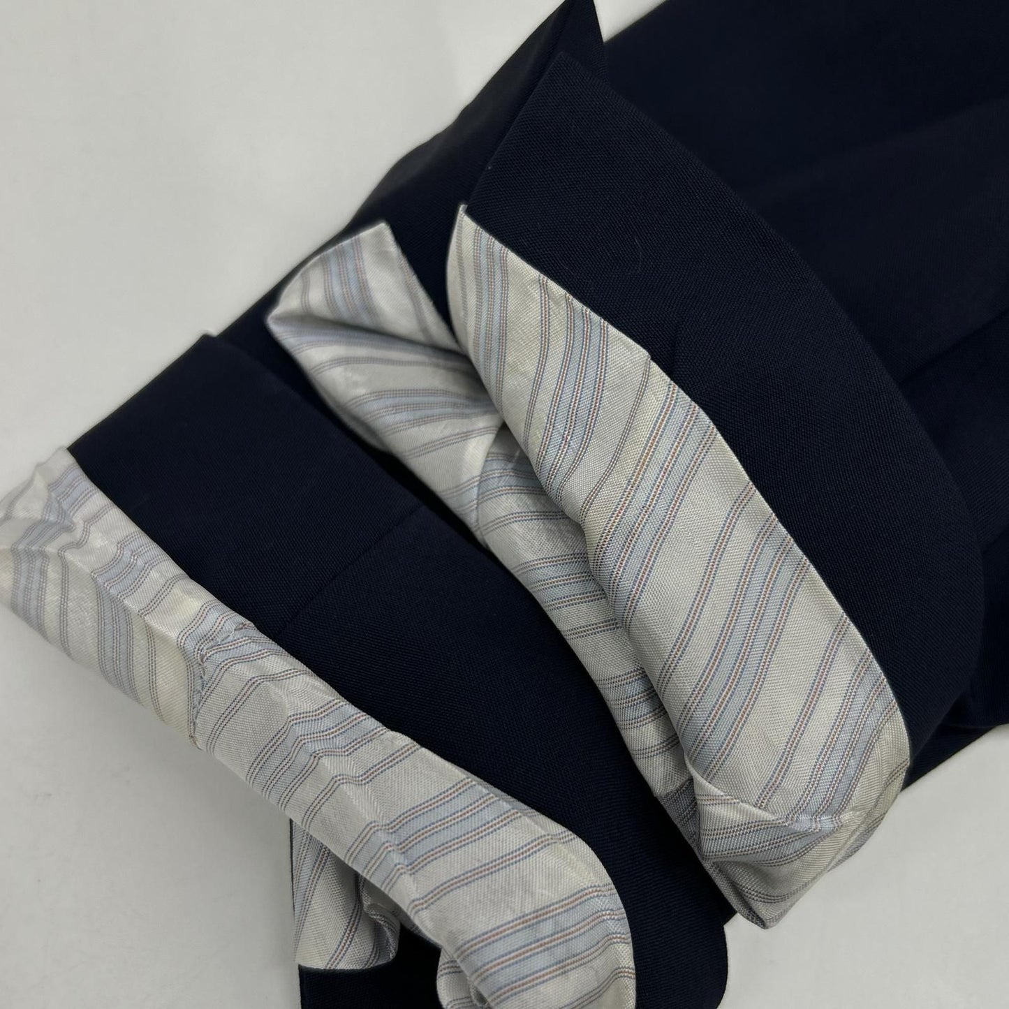 Dior Navy Arm Saddle Pocket Wool Mohair Tailored Jacket 48 — view 9