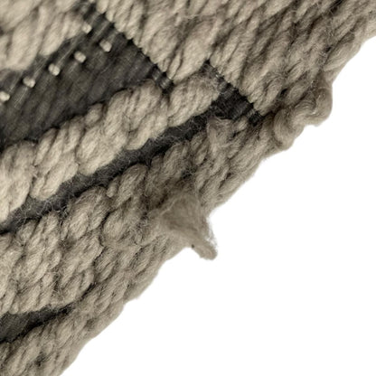 Louis Vuitton Scarf Echarpe Logo Mania Wool Silk Monogram Gray — view 6