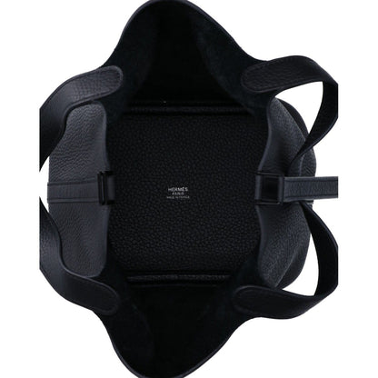 Hermes Same Taurillon Clemence Picotin Lock Monochrome So Black — view 6