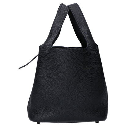 Hermes Same Taurillon Clemence Picotin Lock Monochrome So Black — view 2