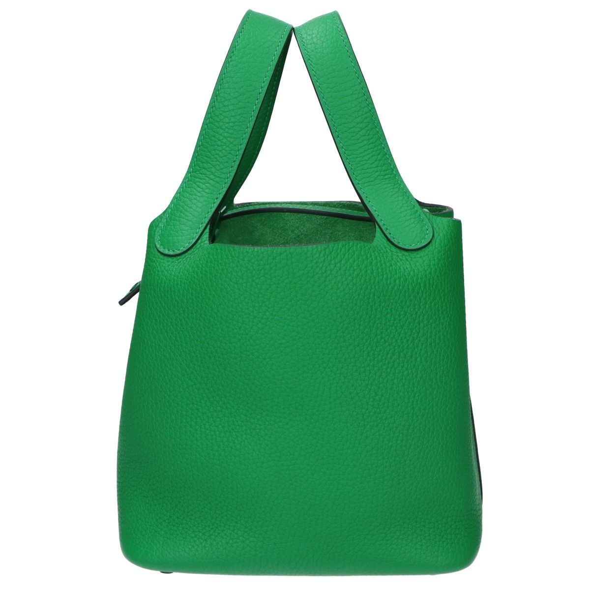 Hermes Taurillon Clemence Picotin Lock Monochrome So Green — view 2