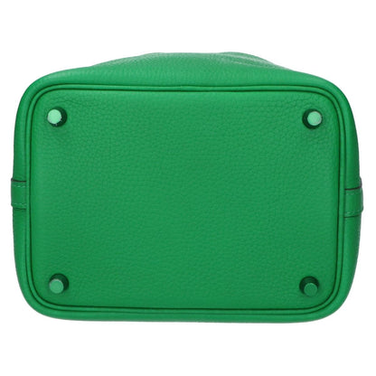 Hermes Taurillon Clemence Picotin Lock Monochrome So Green — view 5