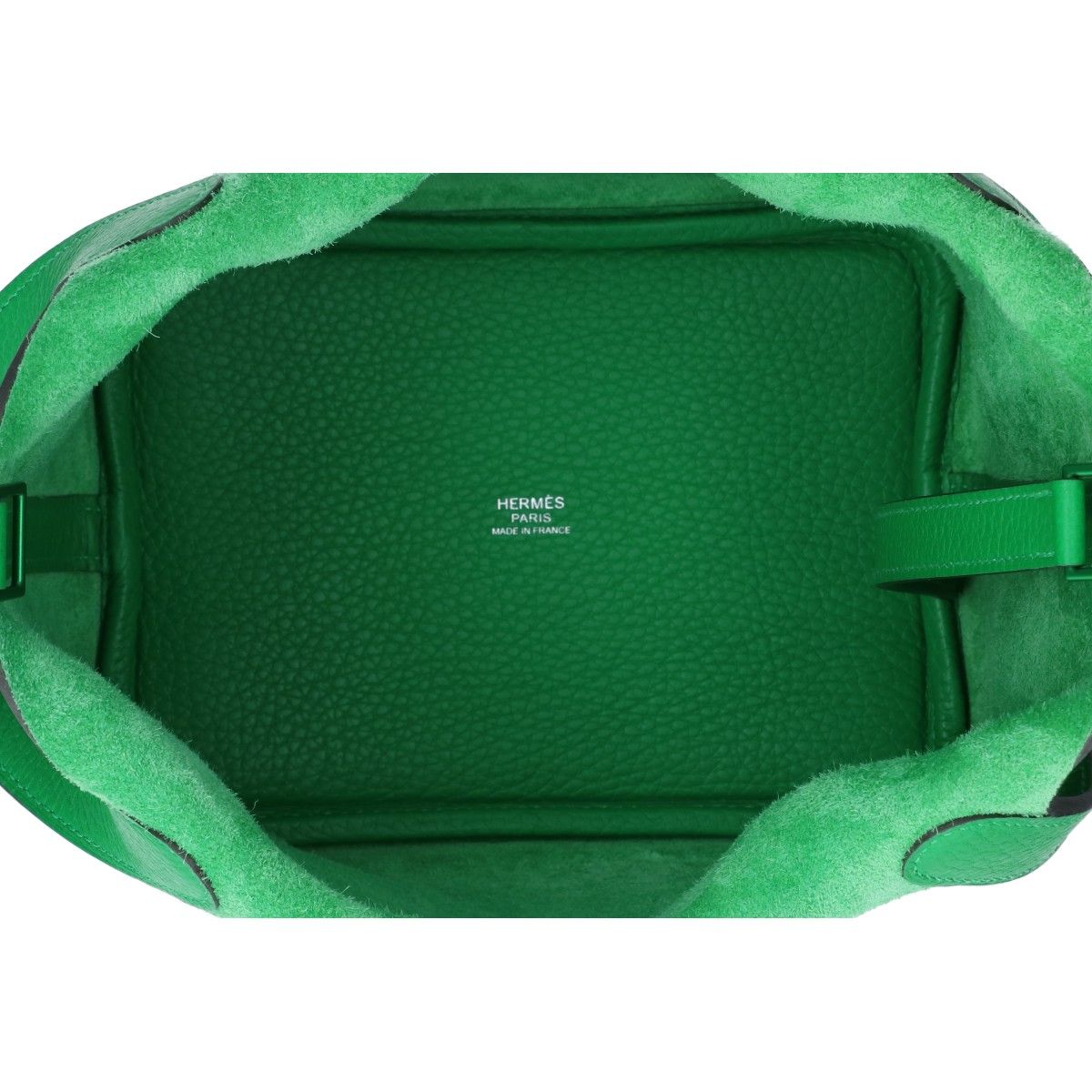Hermes Taurillon Clemence Picotin Lock Monochrome So Green — view 6