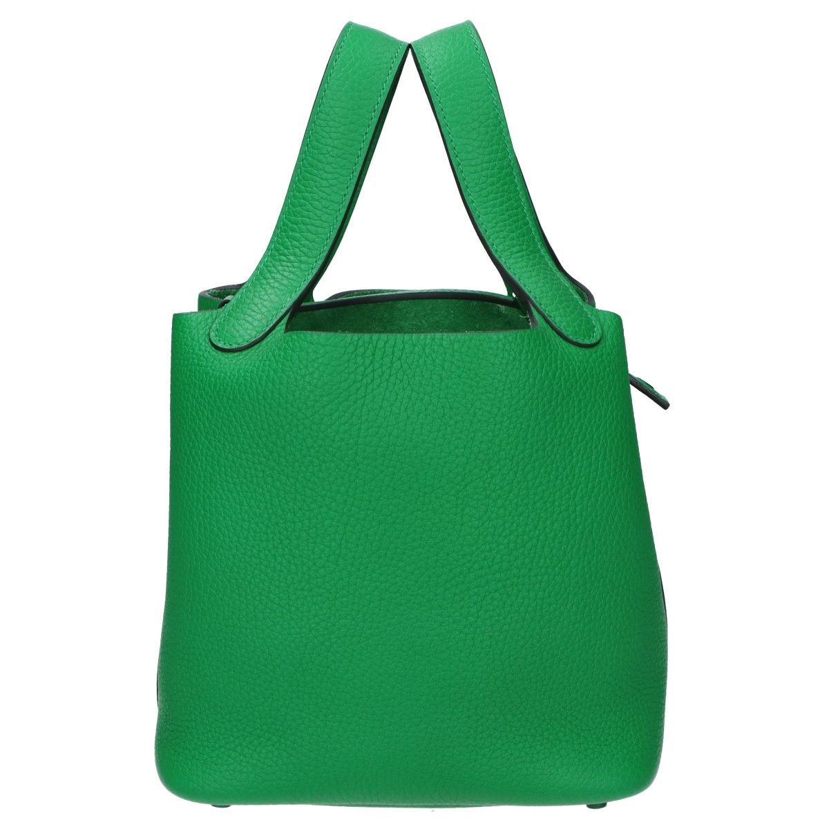 Hermes Taurillon Clemence Picotin Lock Monochrome So Green — view 4