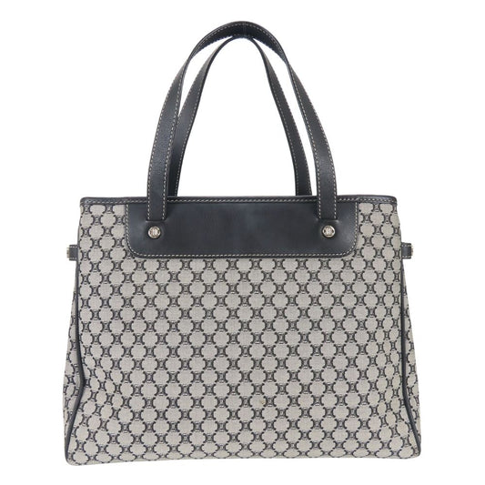Celine Tote Macadam Gray Black Simple Daily
