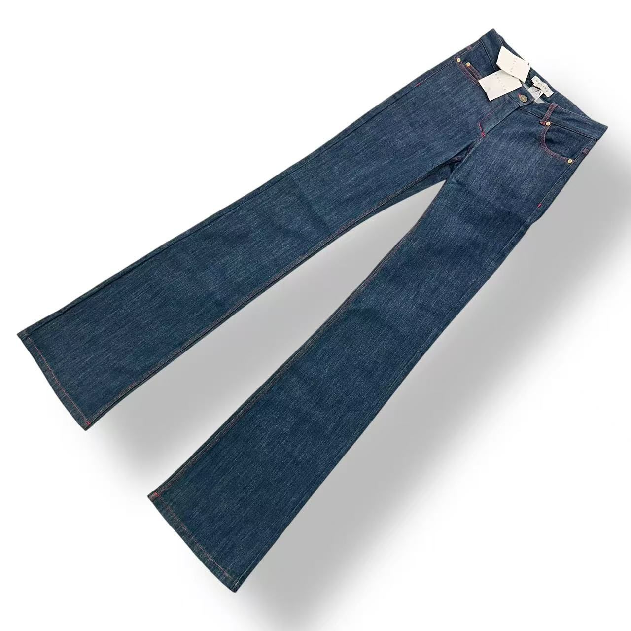 Celine Cotton Denim Pants Blue 34
