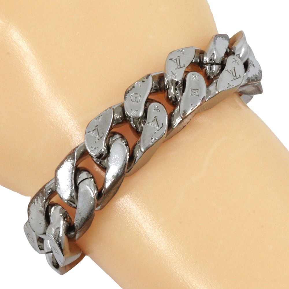 Louis Vuitton Bracelet LV Chain Links Silver Metal