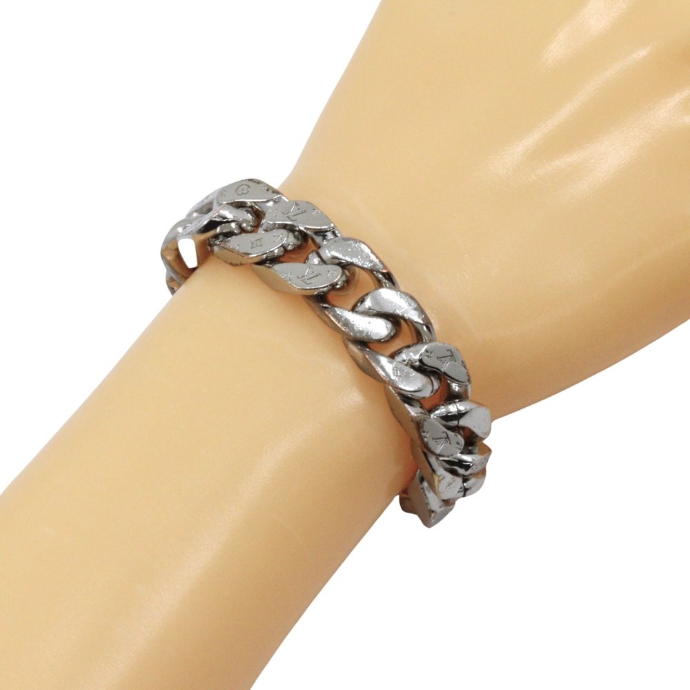 Louis Vuitton Bracelet LV Chain Links Silver Metal — view 2