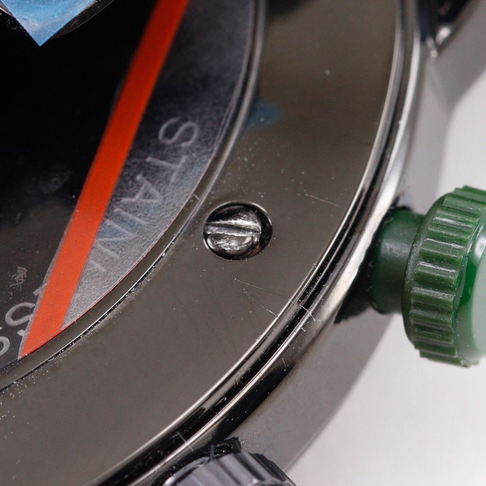 Gucci Chrono Stainless Steel Black Quartz Chronograph Dial Watch — view 8