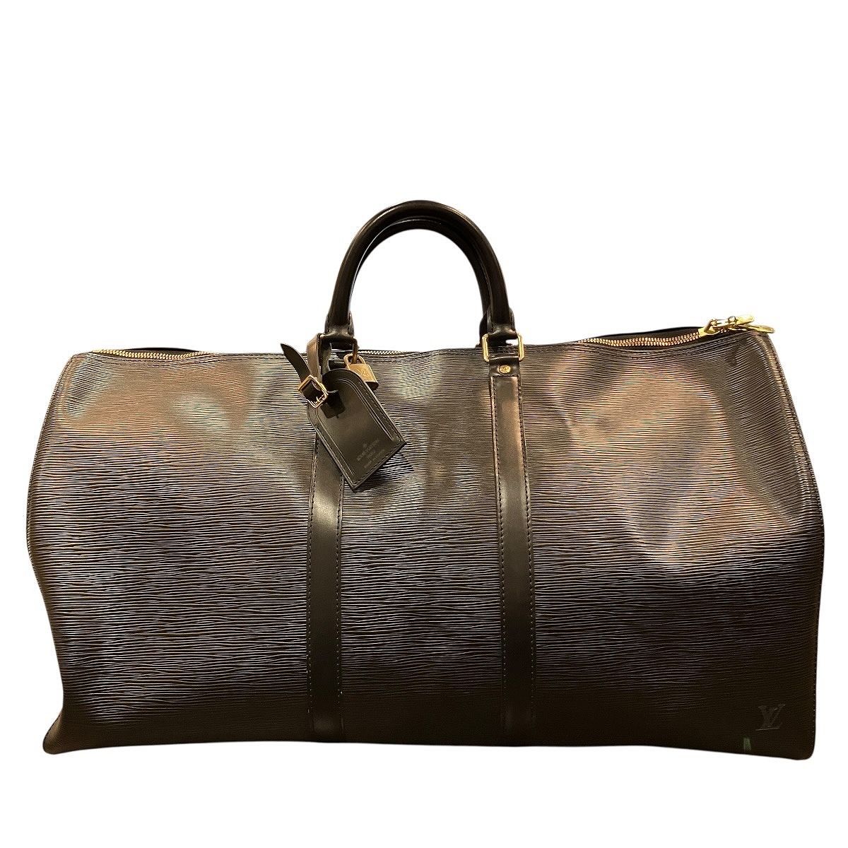 Louis Vuitton Keepall 55 Epi Boston Bag Leather