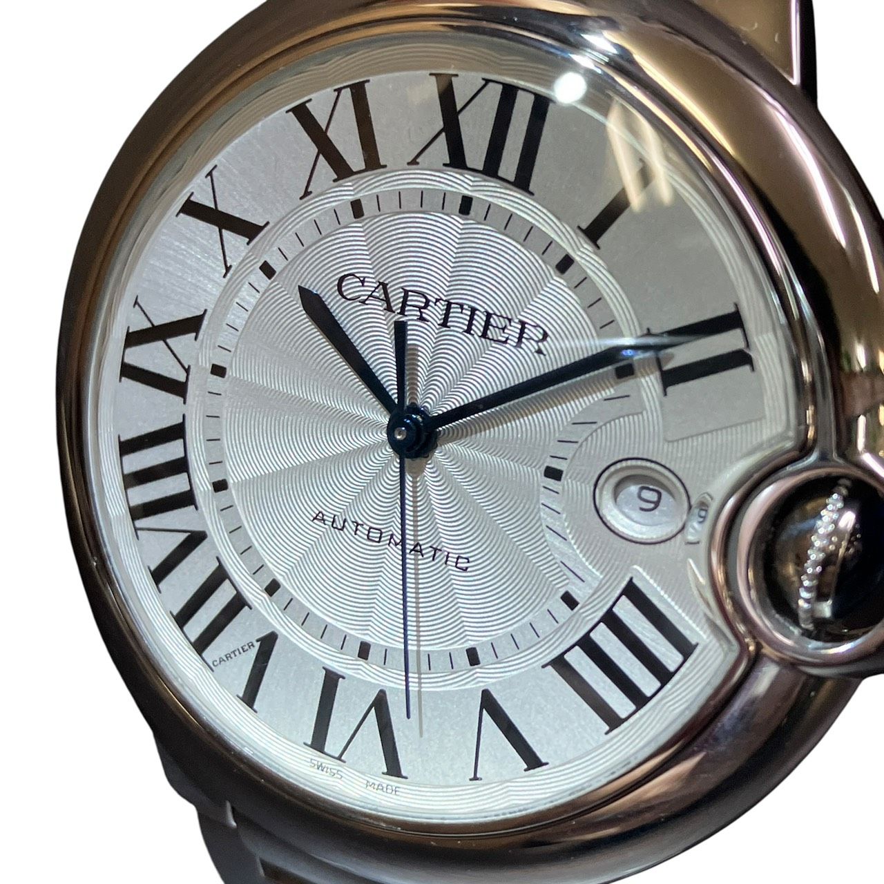 Cartier Ballon Blue de Watch SS Automatic Silver Dial — view 4