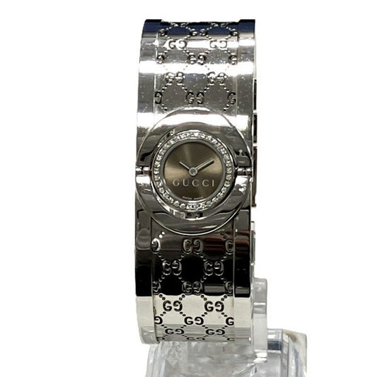 Gucci Watch SS Quartz Brown Dial