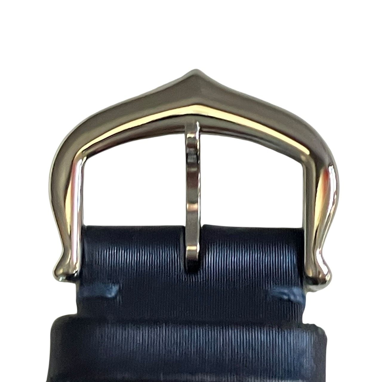 Cartier Baron Blue de Watch SS Leather Diamond Quartz Silver Dial — view 6
