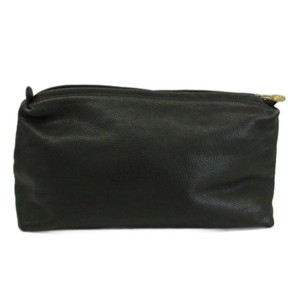 Versace Gianni Clutch Pouch Leather Medusa Logo — view 2