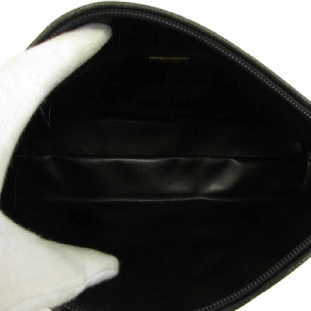 Versace Gianni Clutch Pouch Leather Medusa Logo — view 3