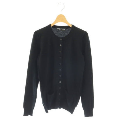 Dolce & Gabbana Cardigan Knit Cashmere 38 Black ES