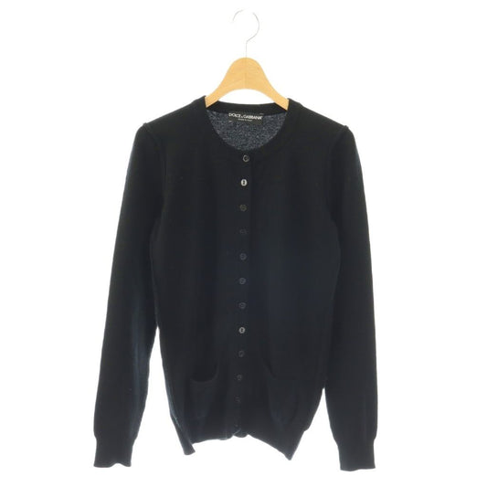 Dolce & Gabbana Cardigan Knit Cashmere 38 Black ES