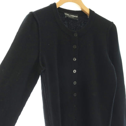 Dolce & Gabbana Cardigan Knit Cashmere 38 Black ES — view 3
