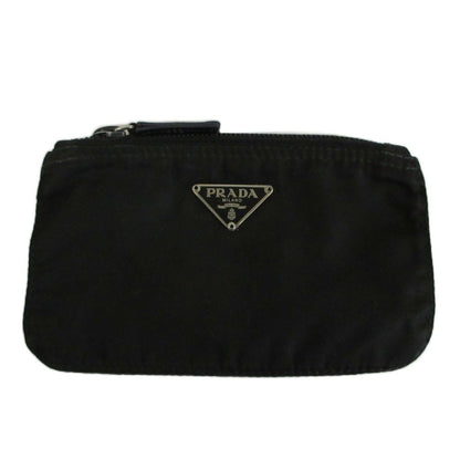 Prada Makeup Pouch Case Multi Nylon Black