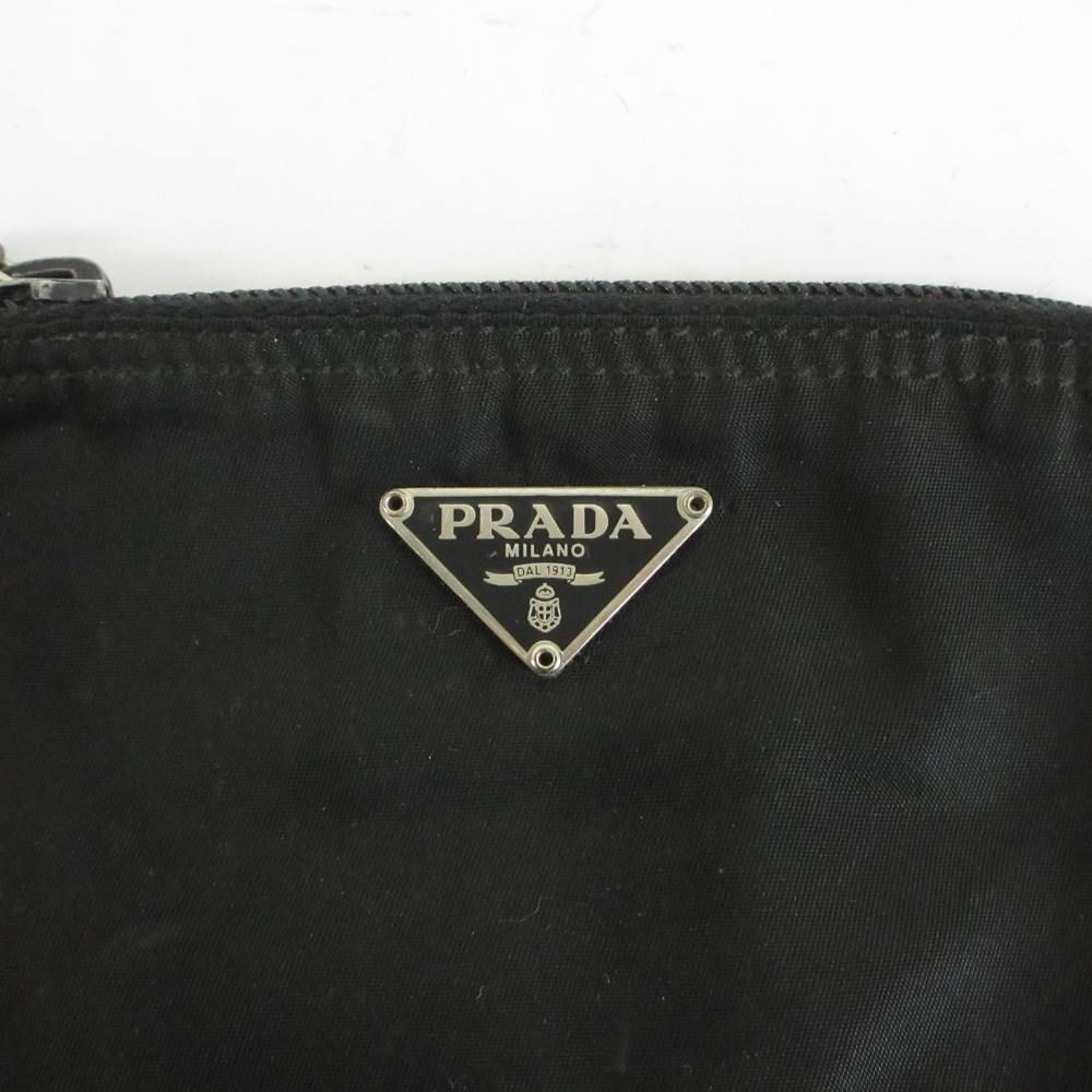 Prada Makeup Pouch Case Multi Nylon Black — view 4