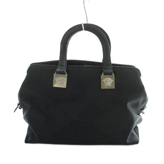 Versace Gianni Tote Logo Nylon Black