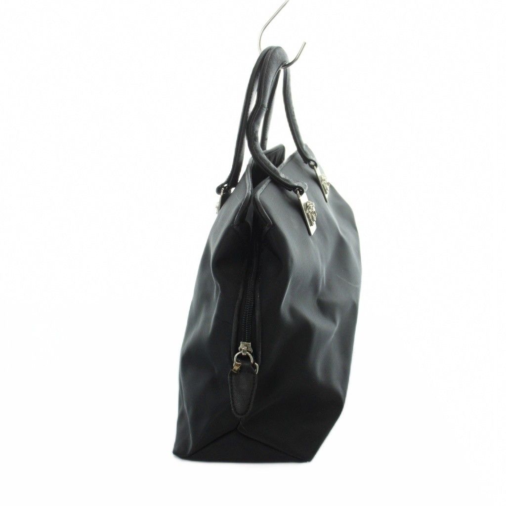 Versace Gianni Tote Logo Nylon Black — view 4
