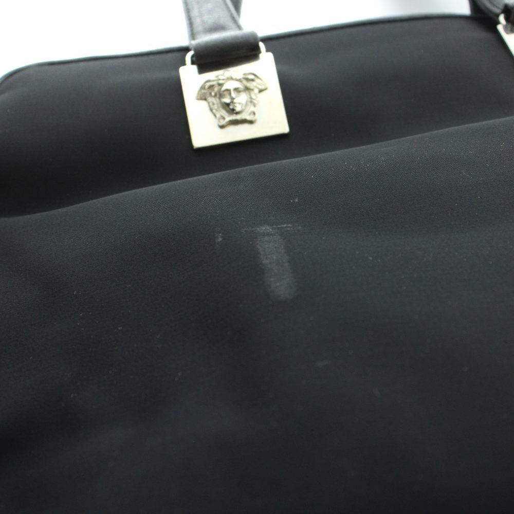 Versace Gianni Tote Logo Nylon Black — view 9