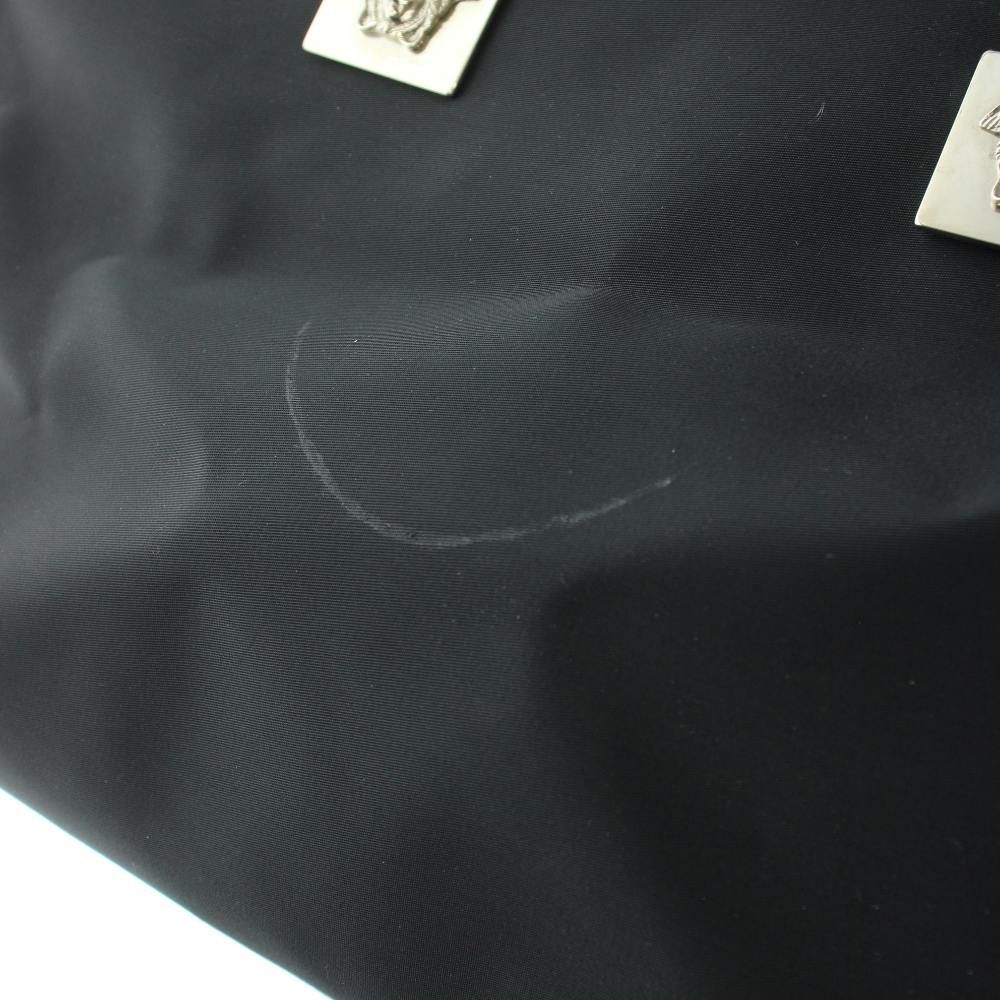 Versace Gianni Tote Logo Nylon Black — view 8