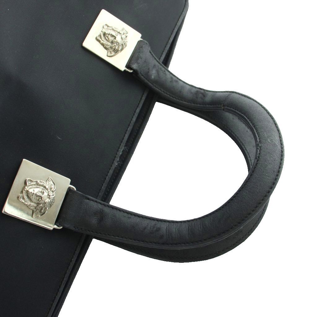 Versace Gianni Tote Logo Nylon Black — view 3