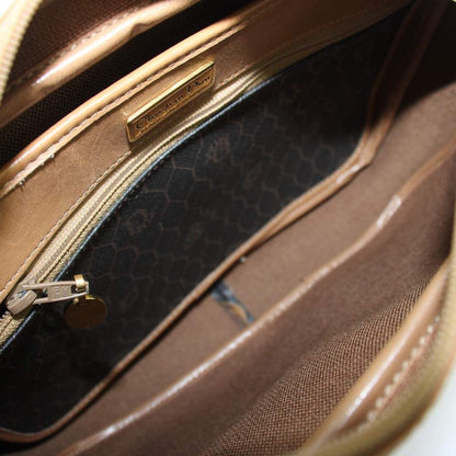 Dior Vintage Shoulder Bag Crossbody Honeycomb All Over Pattern Leather Black — view 6