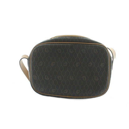 Dior Vintage Shoulder Bag Crossbody Honeycomb All Over Pattern Leather Black — view 2