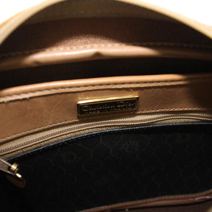 Dior Vintage Shoulder Bag Crossbody Honeycomb All Over Pattern Leather Black — view 5