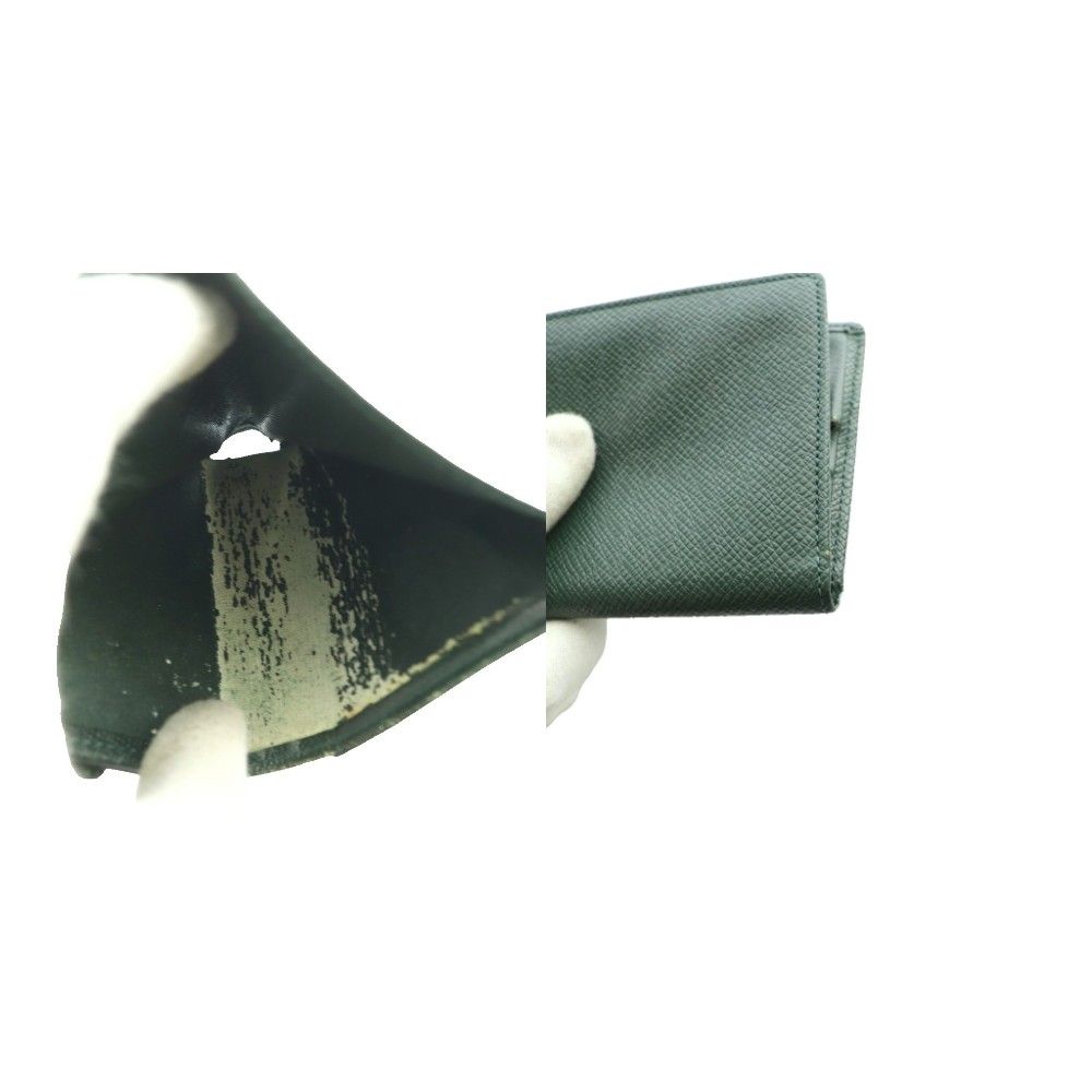 Louis Vuitton Taiga Bifold Wallet Dark Green SS — view 9