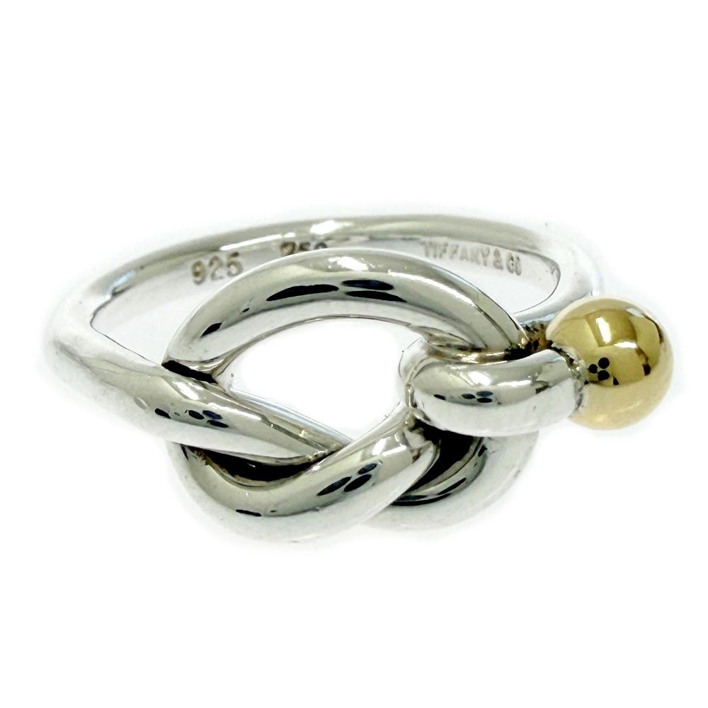 Tiffany & Co Silver Gold Love Knot Ring