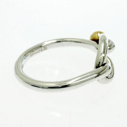 Tiffany & Co Silver Gold Love Knot Ring — view 6