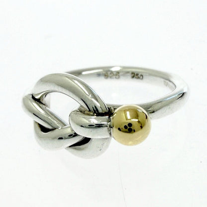 Tiffany & Co Silver Gold Love Knot Ring — view 2