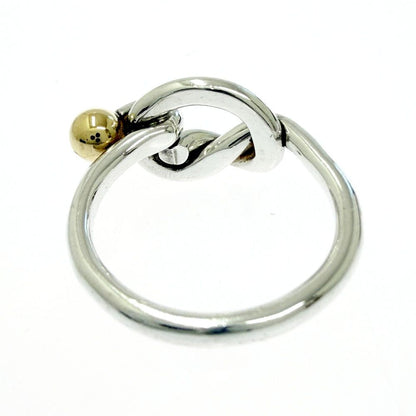Tiffany & Co Silver Gold Love Knot Ring — view 9