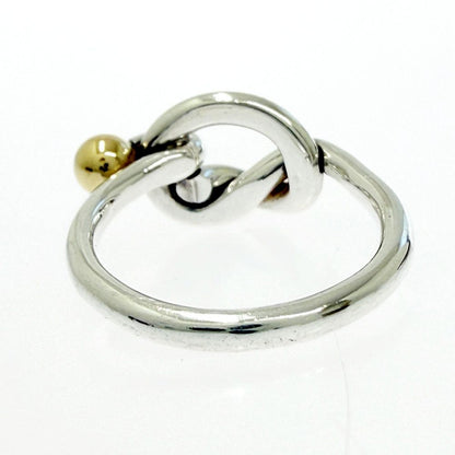 Tiffany & Co Silver Gold Love Knot Ring — view 5