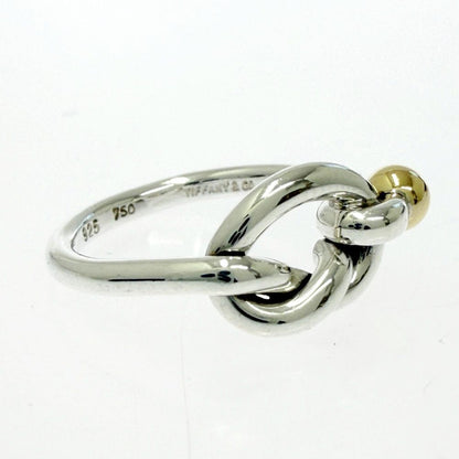 Tiffany & Co Silver Gold Love Knot Ring — view 3
