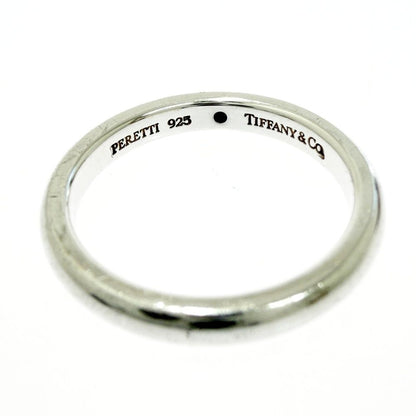 Tiffany & Co Silver Diamond Stacking Band Ring — view 5
