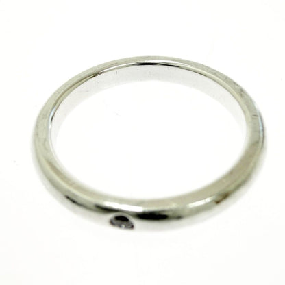 Tiffany & Co Silver Diamond Stacking Band Ring — view 6